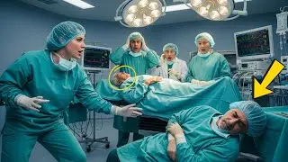 The seasoned doctor collapses in the OR. The nurse says 