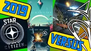 Star Citizen VS Elite Dangerous VS  No Man's Sky (2019/2020)