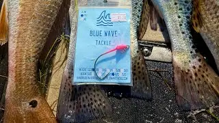 Blue Wave weedless Jig Head on Tubeys lures Redfish 