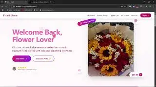 Petals & Bloom - My Floral Website | Full Tour & Key Features