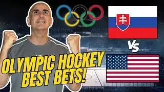 Men's Olympic Hockey Semifinals: USA vs Slovakia Best Bets! | Hockey Picks & Predictions