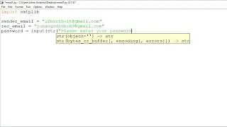 Send emails using python's smtplib