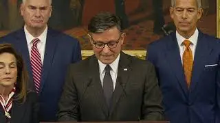Speaker Johnson, House GOP Leadership Give Remarks on Day 23 of Government Shutdown