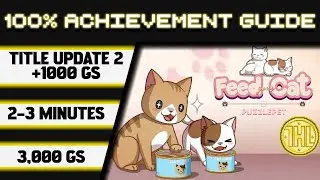 PuzzlePet - Feed Your Cat Title Update 2 100% Achievement Walkthrough * 1000GS in 2-3 Minutes *