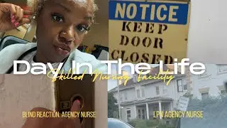Day in the life of LPN/LVN/RN Agency Travel Nurse Skilled Nursing Facility Blind reaction #nurselife