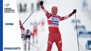 Highlights | Bolshunov leads Russian 1-2-3-4 sweep | Oslo | Men's 50 MST | FIS Cross Country