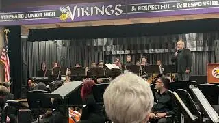 Vineyard Jr High School Concert 4/2022