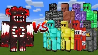 New WARDEN LUCIFER Vs All Golems in Minecraft