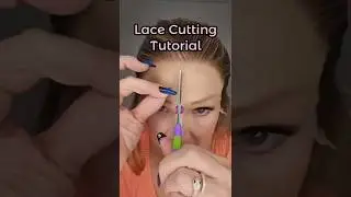 Как срезать кружево с парика с кружевной передней частью #13x4lacefront #lacefrontwig #cuttinglac...