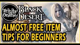 Almost FREE! Important Tips for beginners Black Desert Online Trinity Online New Player Guide