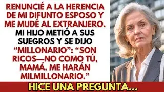 Renuncié a mi herencia y me mudé al extranjero. Mi hijo metió a sus suegros—y me llamó...