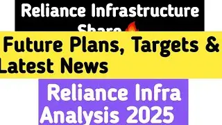 Reliance Infrastructure Share🔥 Future Plans, Targets & Latest News | Reliance Infra Analysis 2025