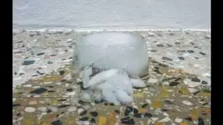 Ice Melting and Evaporation (Time-Lapse)