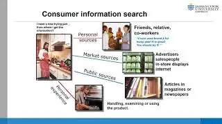 Consumer decision process &ndash; information search