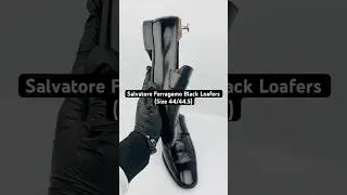 Salvatore Ferragamo Black Loafers (Size 44/44.5) #salvatoreferragamo #prelovedtreasures