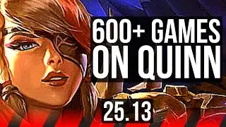 QUINN vs ORNN (TOP) | 600+ games | EUW Master | 25.13