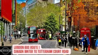 An extremely relaxed ride on London Bus Route 1and at the same time a real adventure
