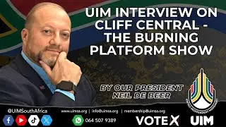 #UIM President Neil de Beers' interview on Cliff Central - The Burning Platform show