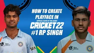 #1 How to Make Playface In Cricket 22 | RP Singh | AJ Mods