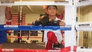 7-year old Floyd 'Cash Flow' Diaz and Roger Mayweather