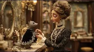 Whimsical Stop-Motion: Sad Doll & Weasel Victorian Love Song