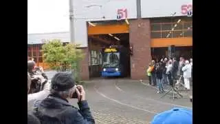 Roll-Out: KVG Retrofit Triebwagen 455 am 02.09.2014