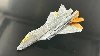Origami SU-57 Tutorial By Jayson Merrill