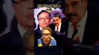 USA QUITA VISA A PETRO #colombia #usa  #trump  #donaldtrump #visa  #petro #noticia #politica #news