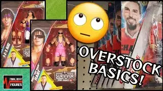 WWE and AEW Toy Hunt! Overstock Basics!