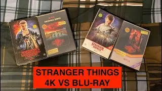 Stranger Things 4K and Blu-ray Packaging Comparison