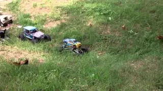 SG Crawlers-My Axial Honcho and Tamiya TLT1