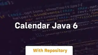 calendar java 6