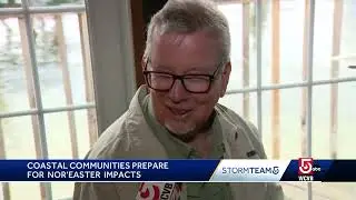 Coastal communities in Mass. prepare for nor'easter