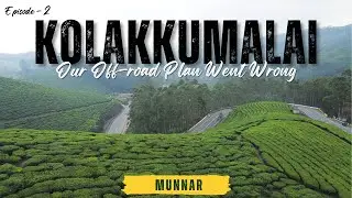 Kolakkumalai Sunrise Jeep safari: Jeep CRASH in HEAVY RAIN! (Off-Road Nightmare)