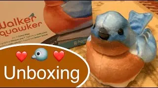 Joy for All Walker Squawker Bluebird Interactive Robotic Companion Unboxing Demonstration & Review