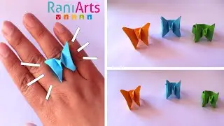 ANILLOS MARIPOSA ORIGAMI - DIY - PASO A PASO