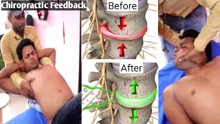 Patna patient || chiropractic adjustment back pain relief, Dr nayan singh, chiropractor india