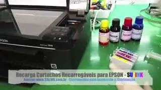 Manual dos Cartucho Recarreg&aacute;vel para Epson - SULINK