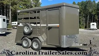 New 2026 Valley 2800 Economy 2 Horse Slant Bumper Pull Trailer - Versatile & Compact! Tour