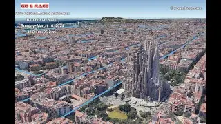 2024 Zurich Marato Barcelona: fly over the marathon 3D course map!