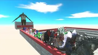 ARBS Speed Race Up and down spiral course | Animal Revolt Battle Simulator