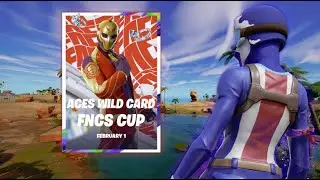 🏆 How I Got The FNCS ACES WILD CARD SKIN 🏆 ( On OCE 225 Ping )