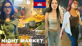 Incredible Cambodia Street Food Collection | Night Market Walk Tour in Phnom Penh City & Real Life
