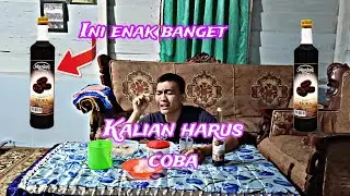 NYOBAIN sirup marjan rasa Moka || enak dan seger banget !!