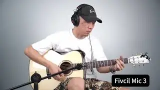 Fivcil Mic3 Sound Testing - Adirondack and Cuban Mahogany Acoustic Guitar