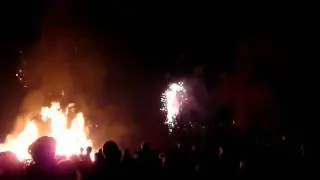 New Mills Bonfire 2010 - Fireworks