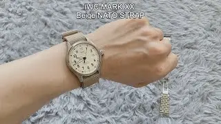[WN] IWC Mark XX White NATO Beige STRAP | #MarkXX #Mark20 #IWC #NATOSTRAP