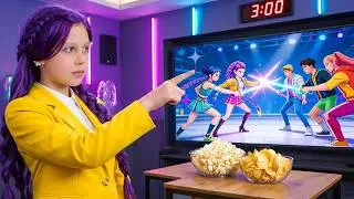 KPOP DEMON HUNTERS vs Saja Boys 🎤🎼 Nie oglądaj Saja Boys o 3 w nocy ✨😈Amelka Karamelka Polski