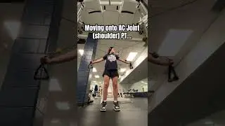 Full ACL rehab session + Ac joint rehab #aclrecovery #acl #athlete #recoveringathlete #aclinjury