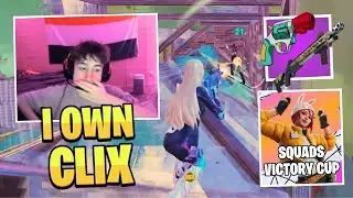 PeterBot HUMILIATES Clix with a PICKAXE in Squads Victory Cup!